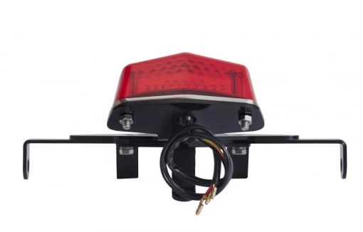 Motone Lucas Tail Light - Rear Mudguard Bracket - Indicator Plate - Loom KIT