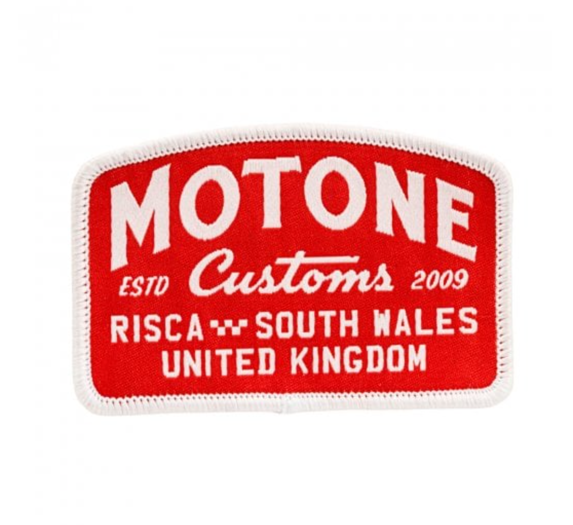 Motone ANGRY ARCH Woven Sew-On Patch