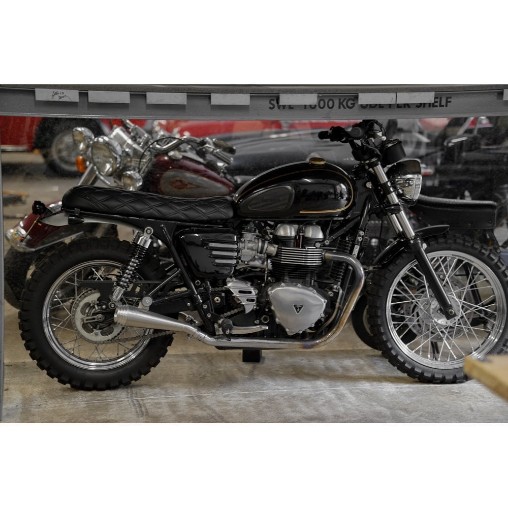 Motone Saturn V - Exhaust System - T100 Aircooled 2001-2015 - BRUSHED