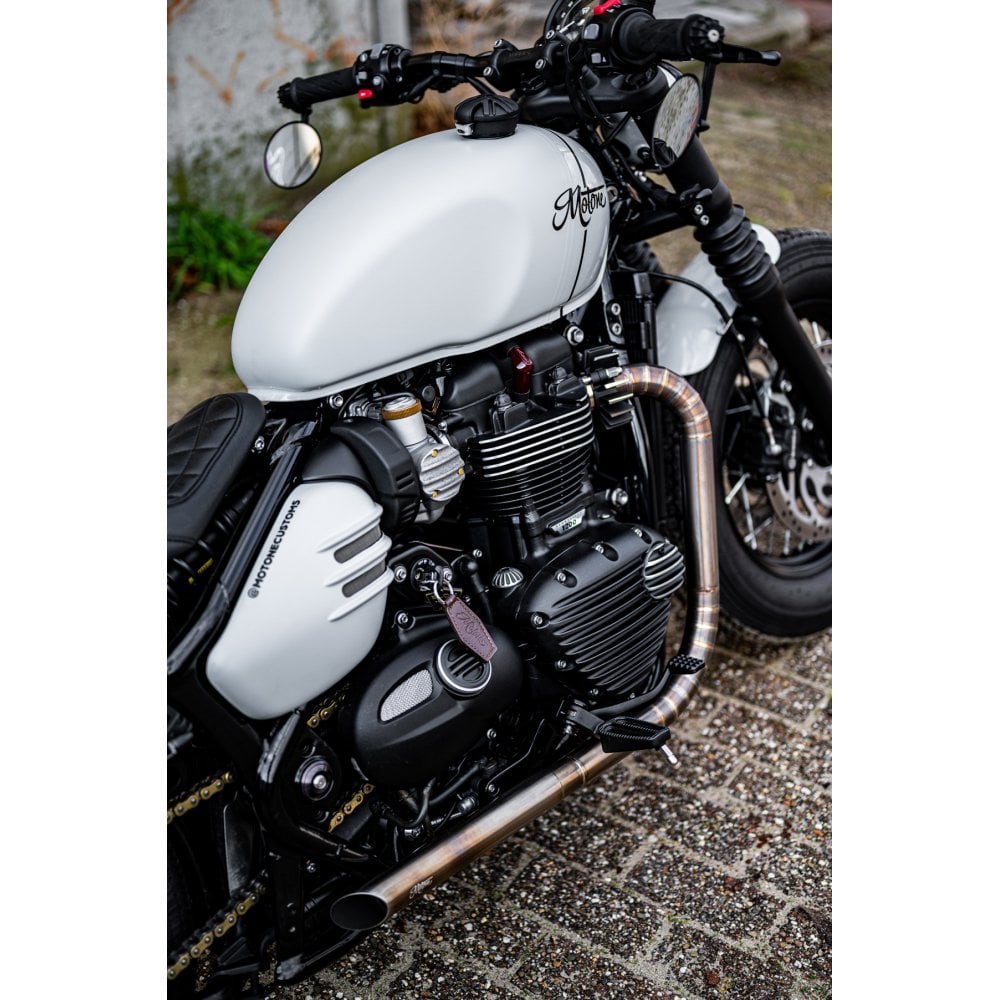 Motone The Zephyr MK.II - BOBBER/Thruxton Intake Covers / Throttle Body Trim - Black