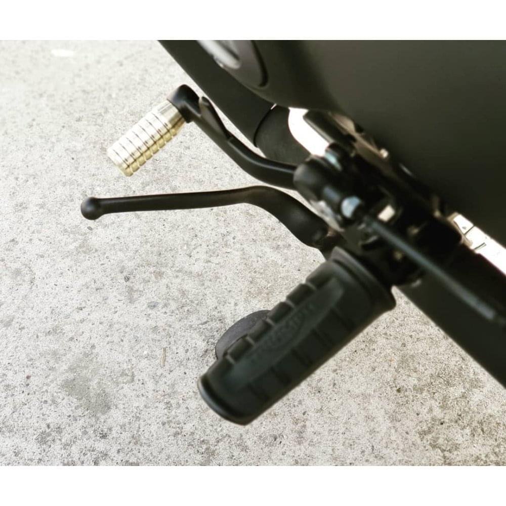 Motone Gear Shifter Lever End Peg - Ribbed - Brass