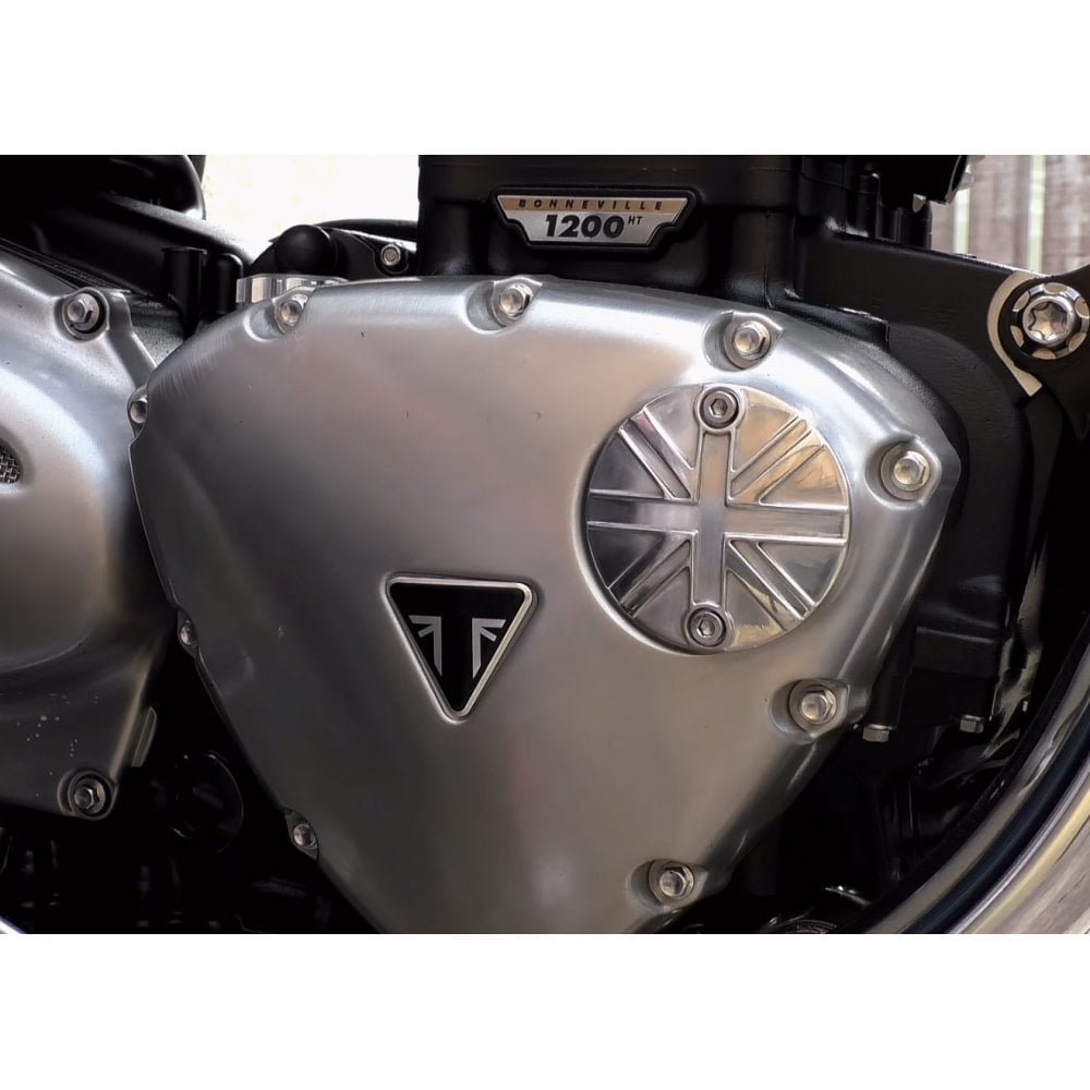 Motone Points ACG Cover/Badge - Union Jack - Brass/Tone Brass & Black/Black & Polish