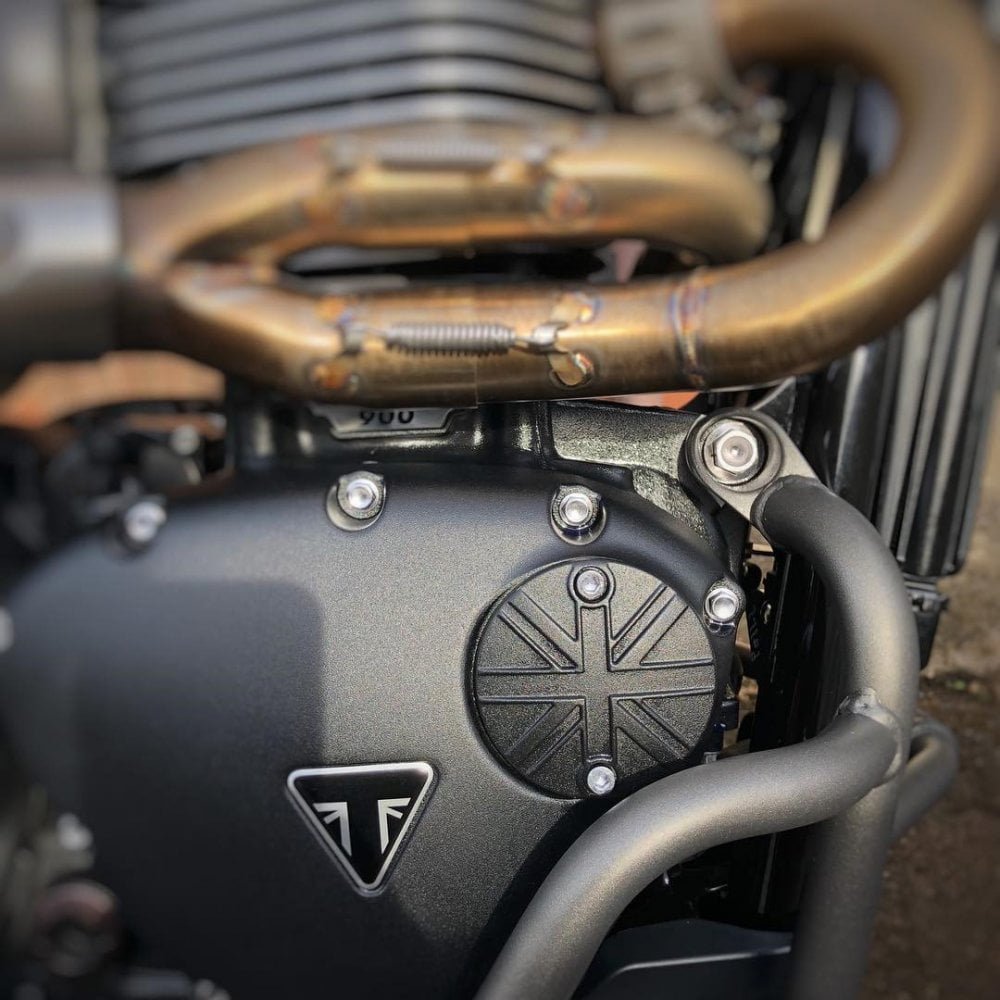 Motone Points ACG Cover/Badge - Union Jack - Black