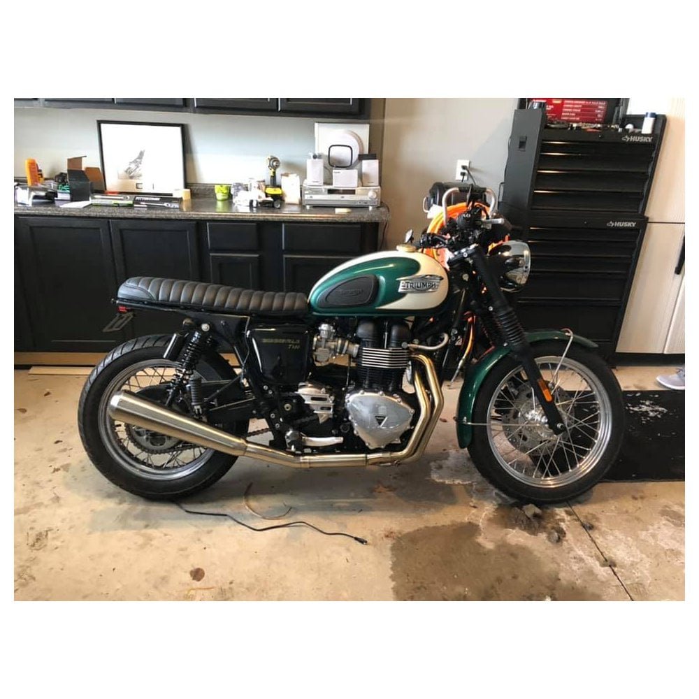 Motone Bonneville Skinny Seat - The Krait - Black