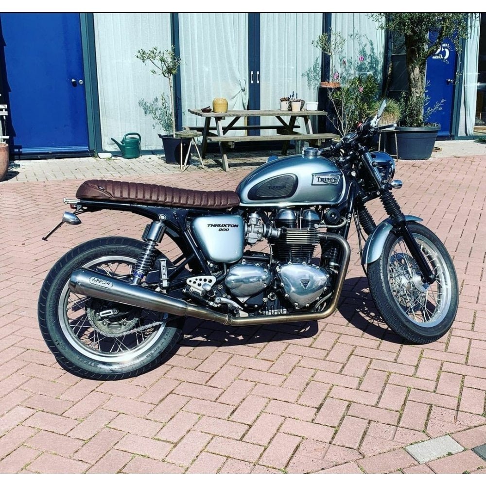 Motone Bonneville Skinny Seat - The Krait - Tobacco
