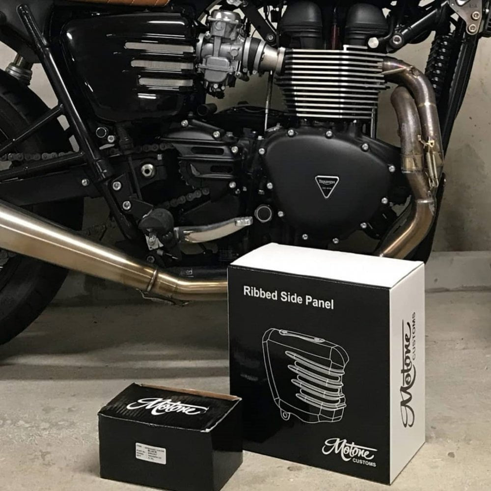 Motone Ribbed Side Panels - Gloss Black