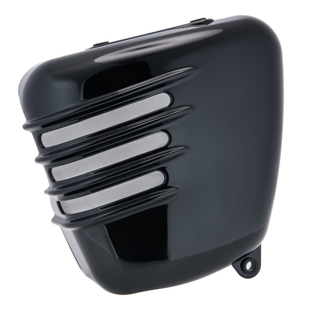 Motone Ribbed Side Panels - Gloss Black - LHS ONLY (Scrambler)