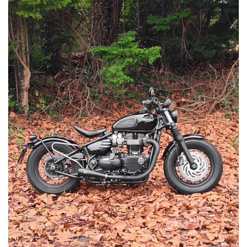 Motone Ventura - Bobber/Speedmaster - Ribbed Side Panels - Gloss Black