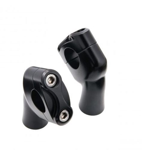 Up-And-Over Riser Kit for 1 Inch Bars - Black