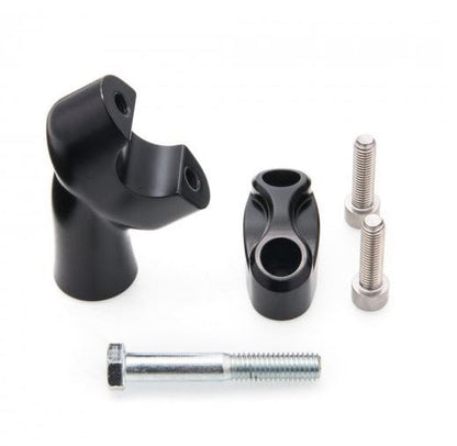 Up-And-Over Riser Kit for 1 Inch Bars - Black