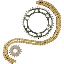 Drive Systems Chain and Sprocket Set For Air Cooled