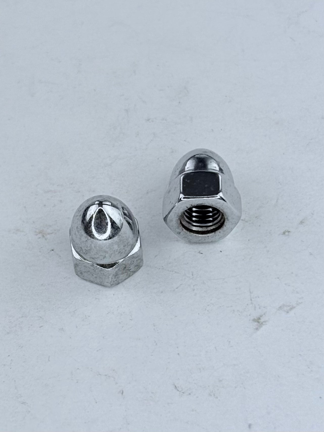 CS-7130 - NUT - 1/4-26 - DOMED - CHROME