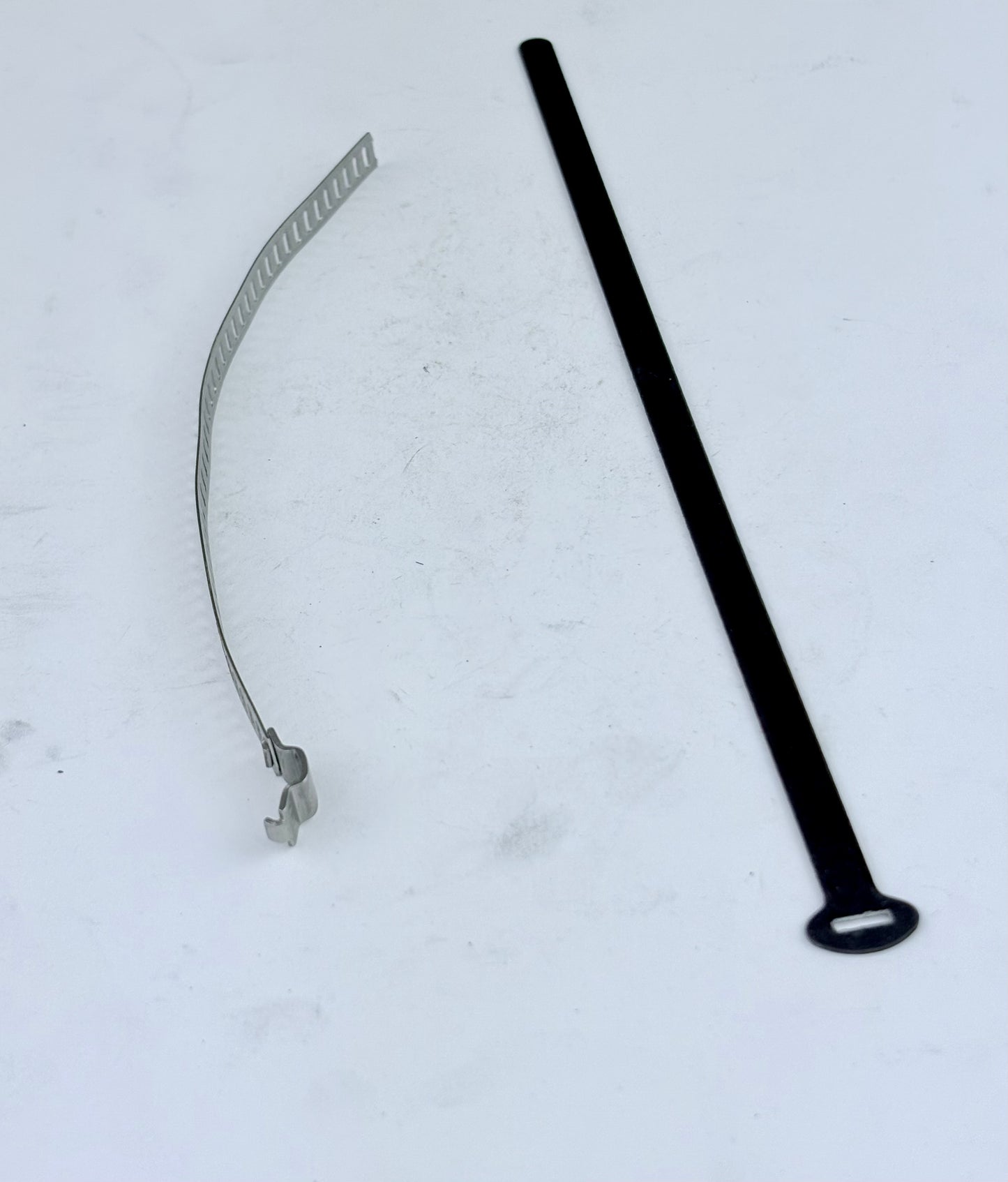 60-4418 - FRAME TIE - ALLOY - BLACK/SILVER ~8"