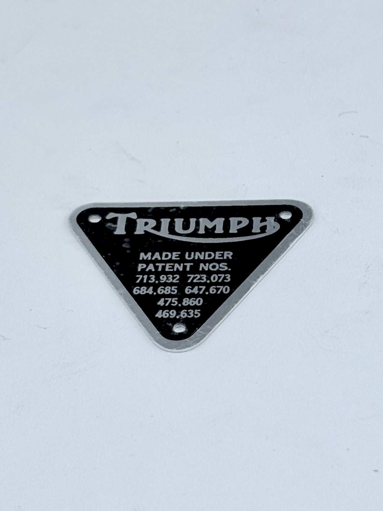 70-4016 - PATENT PLATE - TRI 500/650/750