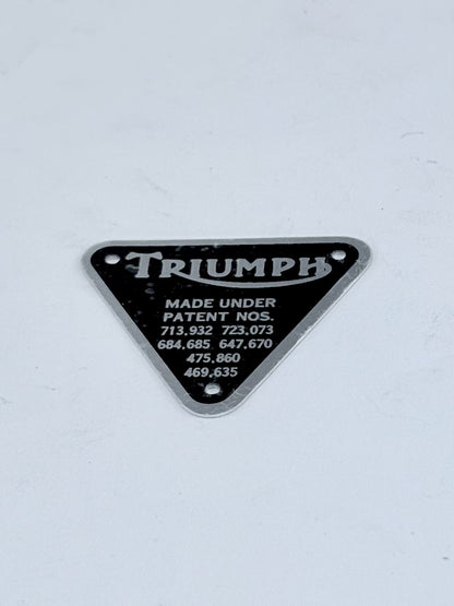70-4016 - PATENT PLATE - TRI 500/650/750