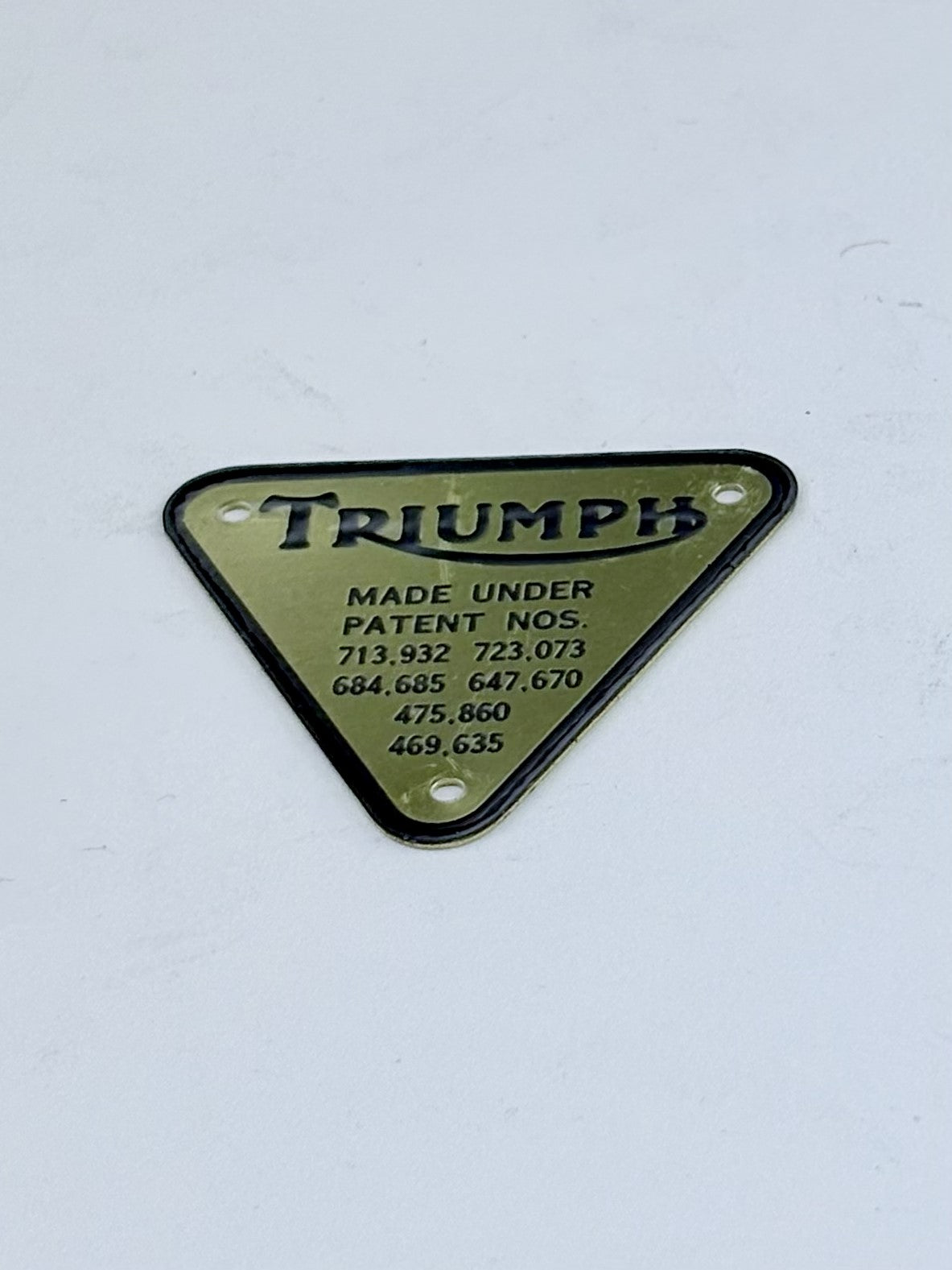 70-4016B - PATENT PLATE - BRASS