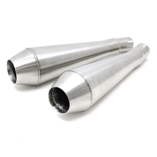 Cone Engineering 2-2 "SHORTY PERFORMER" MUFFLERS For LC Street Twin/ Street Cup