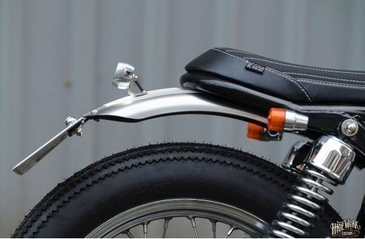Motone Gort Tail Light - LED - Polished Aluminium