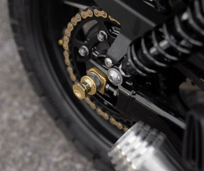 Motone Prof. Axelrod - Paddock Stand Axle Bobbin Kit - Brass