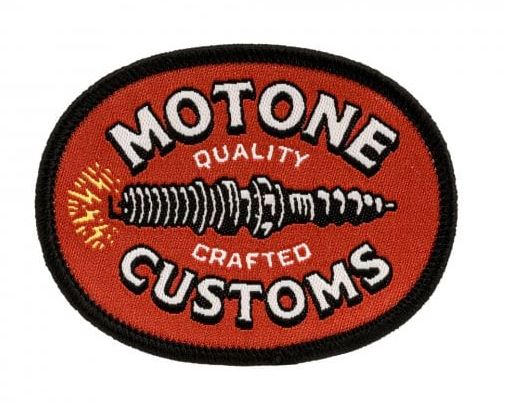 Motone OLD SPARKY Woven Sew-On Patch