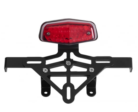 Motone Lucas Tail Light - Rear Mudguard Bracket - Indicator Plate - Loom KIT