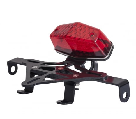 Motone Lucas Tail Light - Rear Mudguard Bracket - Indicator Plate - Loom KIT