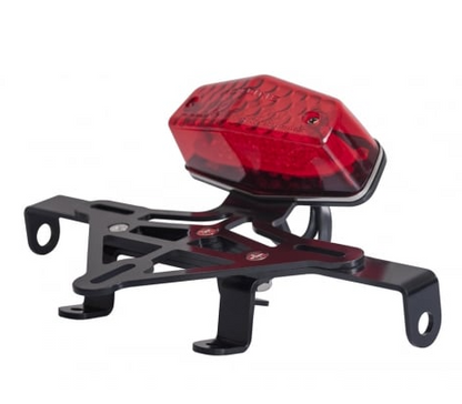 Motone Lucas Tail Light - Rear Mudguard Bracket - Indicator Plate - Loom KIT