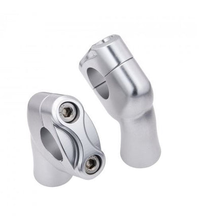 Up-And-Over Riser Kit for One Inch Bars - Clear Anodised
