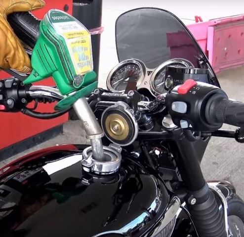 Motone Monza Gas Cap Kit for Triumph -  POLISHED FINISH