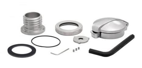 Motone Monza Gas Cap Kit for Triumph - BRUSHED FINISH