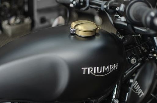 Motone Monza Gas Cap Kit for Triumph - BRASS PLATE