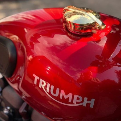 Motone Monza Cap Kit for Triumph and HD - LIMITED RUN SOLID BRASS