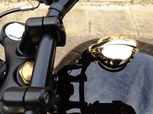 Motone Monza Cap Kit for Triumph and HD - LIMITED RUN SOLID BRASS