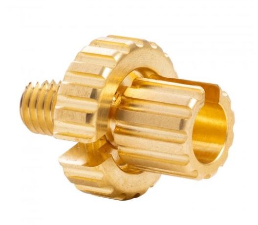 Motone TWISTER Clutch Cable Adjuster - BRASS - M8x1.25x18