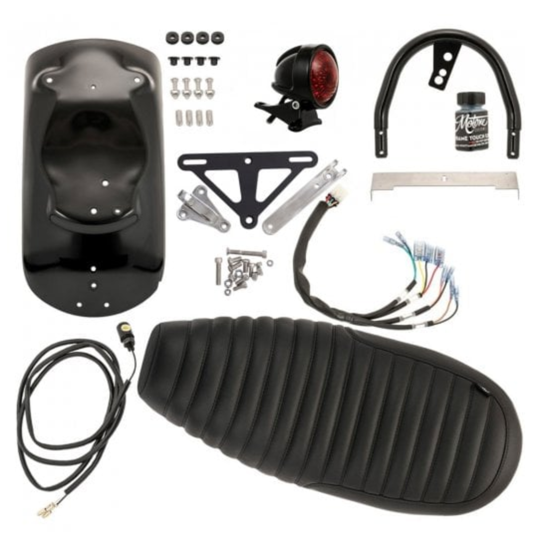 Cortado Kit (Reprobate Black Tail Light + Undertaker License Plate Bracket)