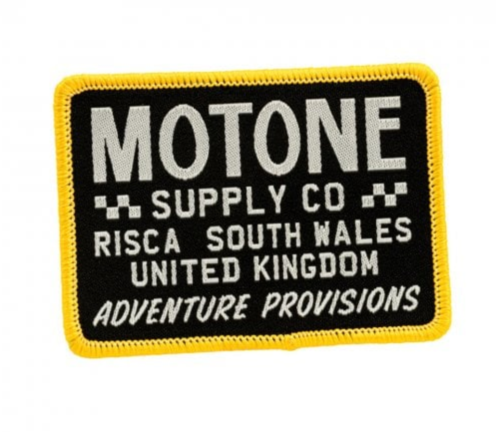 Motone HERITAGE BLOCK Woven Sew-On Patch