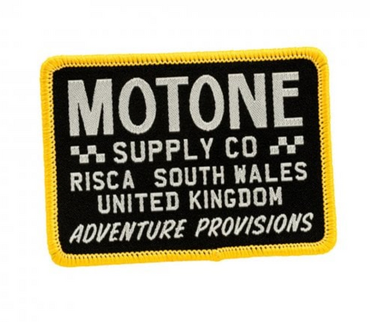 Motone HERITAGE BLOCK Woven Sew-On Patch