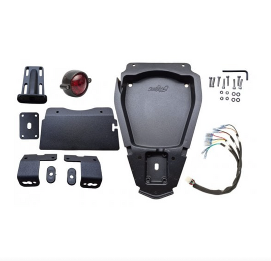 Motone Tail Tidy Kit V3 - EL DORADO Light Gloss Black - Tail Tidy Kit V3 - Street Twin/Street Scrambler/T100/T120