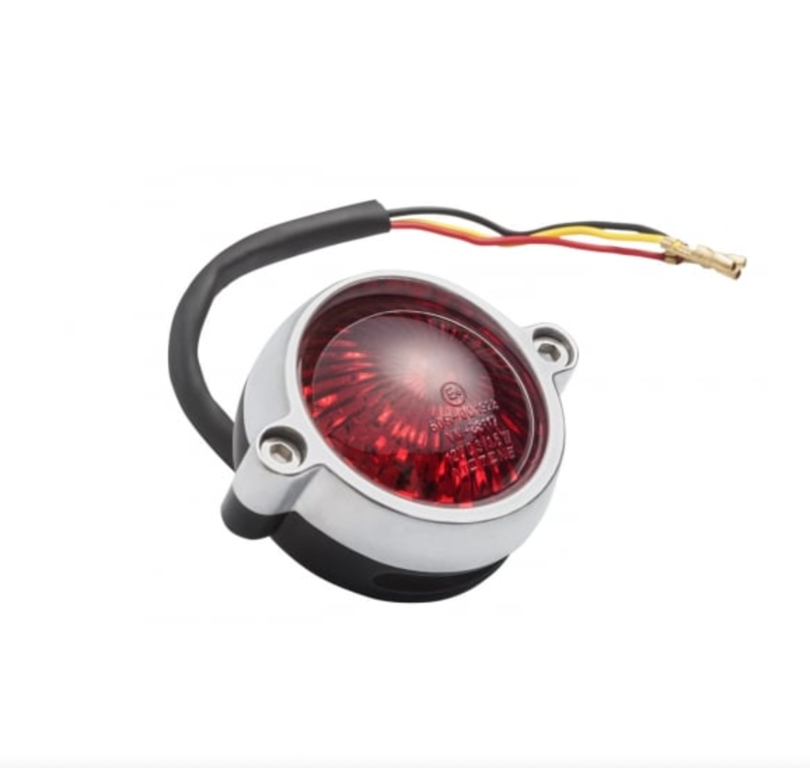 Motone Eldorado Tail Light - LED - POLISHED + BLACK FINISH