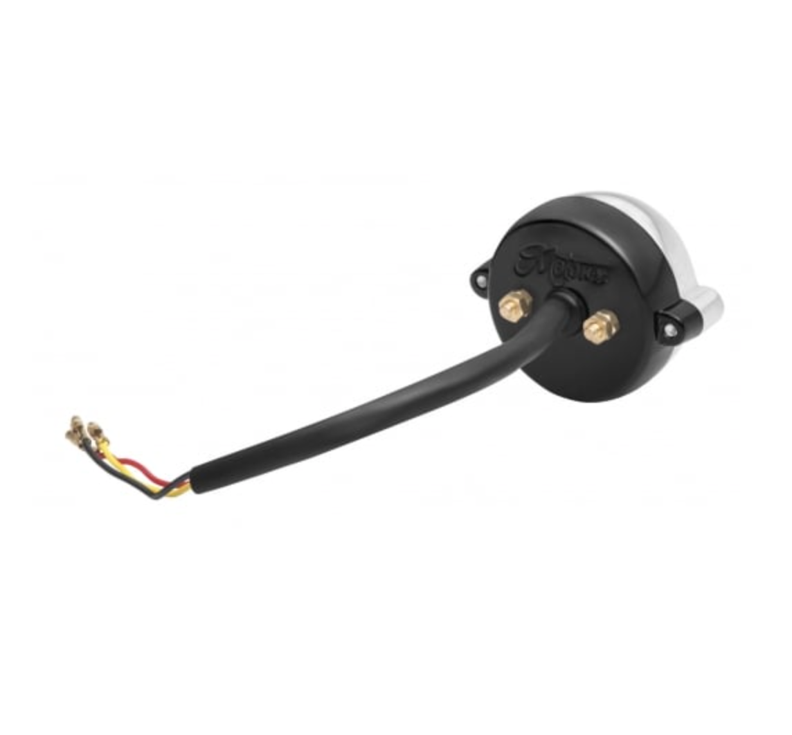 Motone Eldorado Tail Light - LED - POLISHED + BLACK FINISH