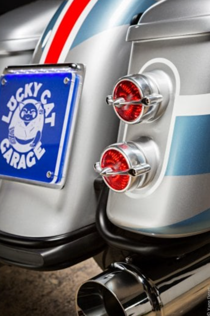 Motone Bel Air Tail Light - LED - SHOT BLAST