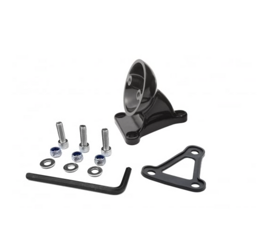Motone Rear Fender Tail Light Mount Bracket - POLISH BLACK