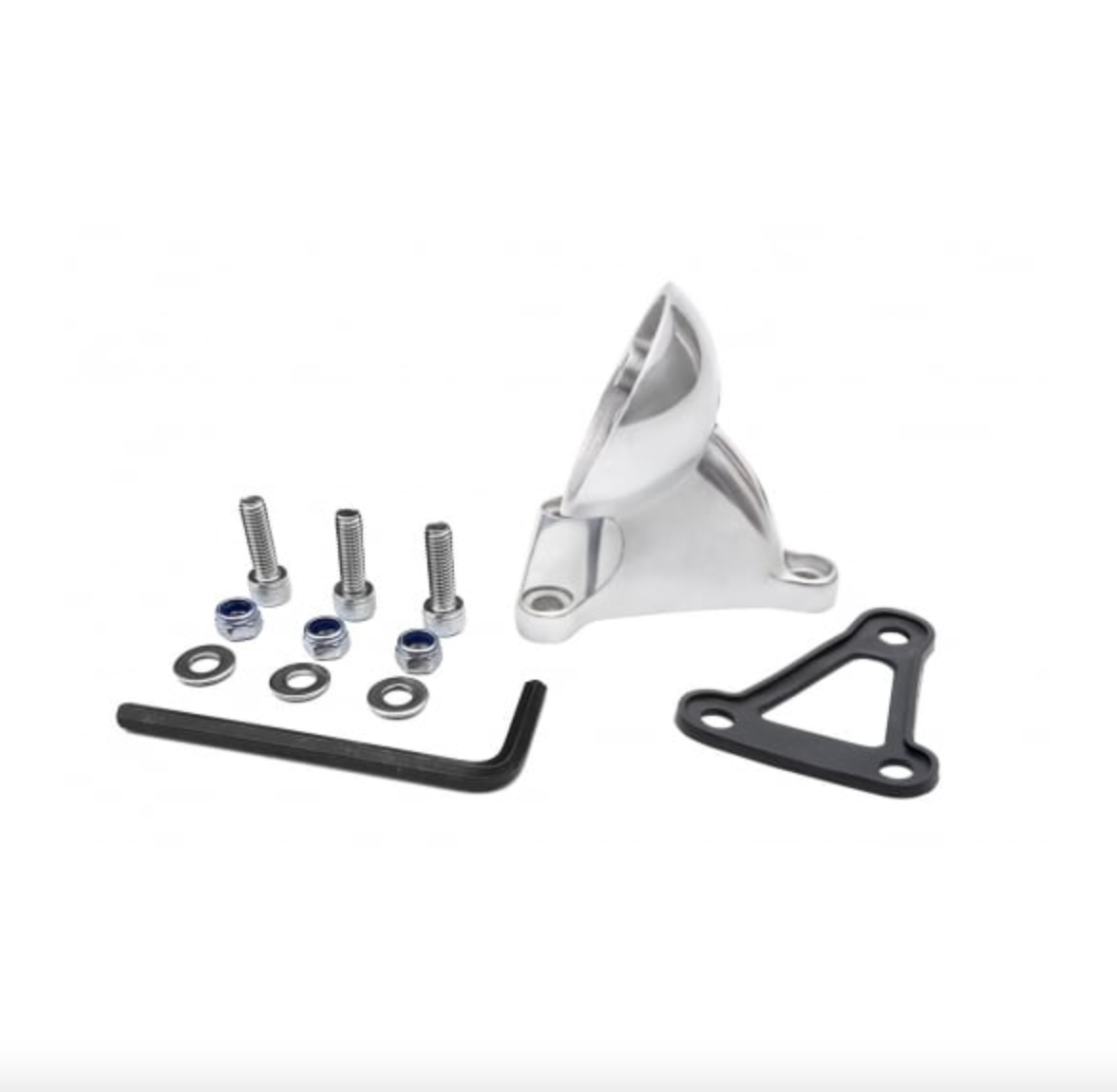 Motone Rear Fender Tail Light Mount Bracket - POLISH
