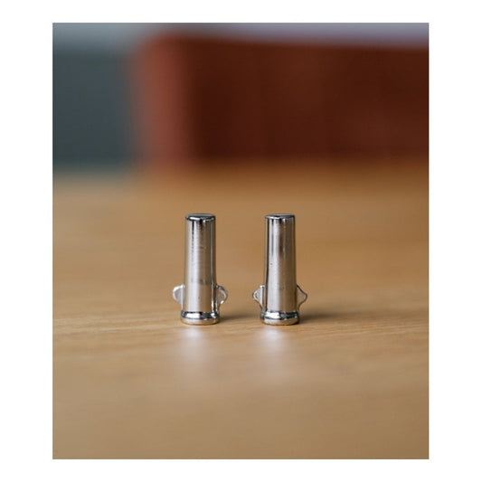 Motone Ballista hot forged CHROMED vintage Michelin style valve caps