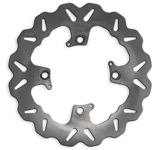 Galfer Waved Rotor – Rear - 2016+ Triumph  – Bonneville, Bobber, T100, T120, Scrambler, Street Twin, Thruxton – DF915W