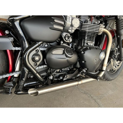 Motone H-BOMB Exhaust Triumph Bobber 1200