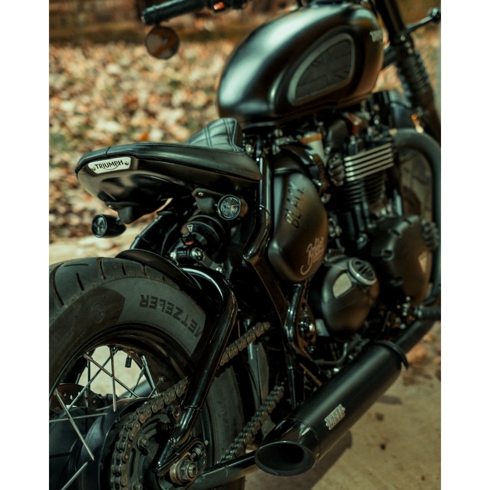Motone LAMPREY - Under Seat Tail Light Mounts for OE Bobber Seat (use with 3in1 or T/S Lights) - BLACK