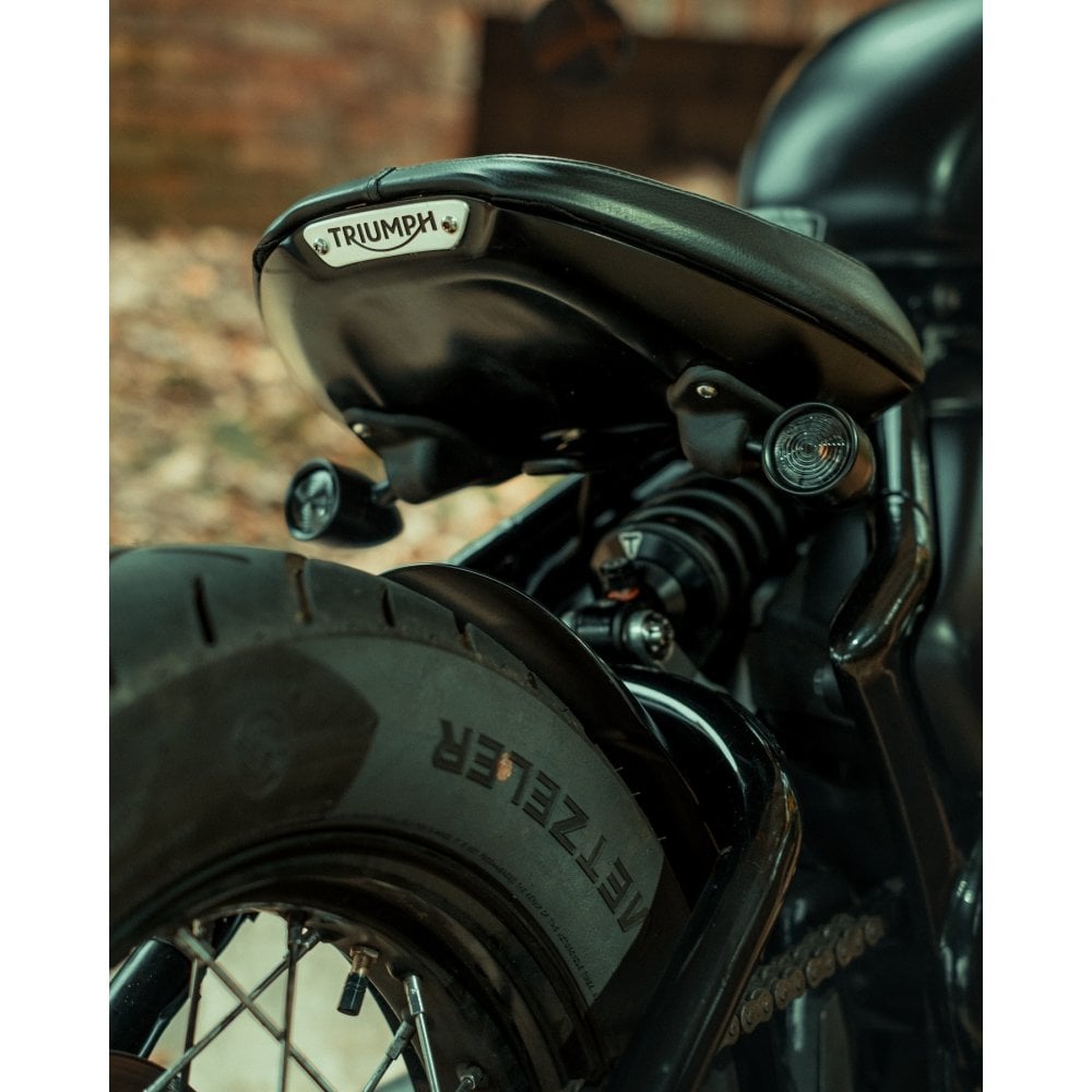 Motone LAMPREY - Under Seat Tail Light Mounts for OE Bobber Seat (use with 3in1 or T/S Lights) - BLACK