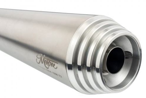 Motone Saturn V - Exhaust System - Bobber/Speedmaster - Brushed/Black
