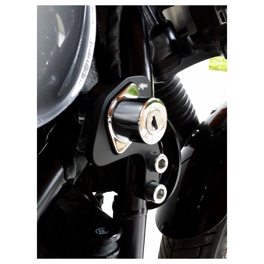 Motone RHS Ignition Relocation Bracket - BLACK